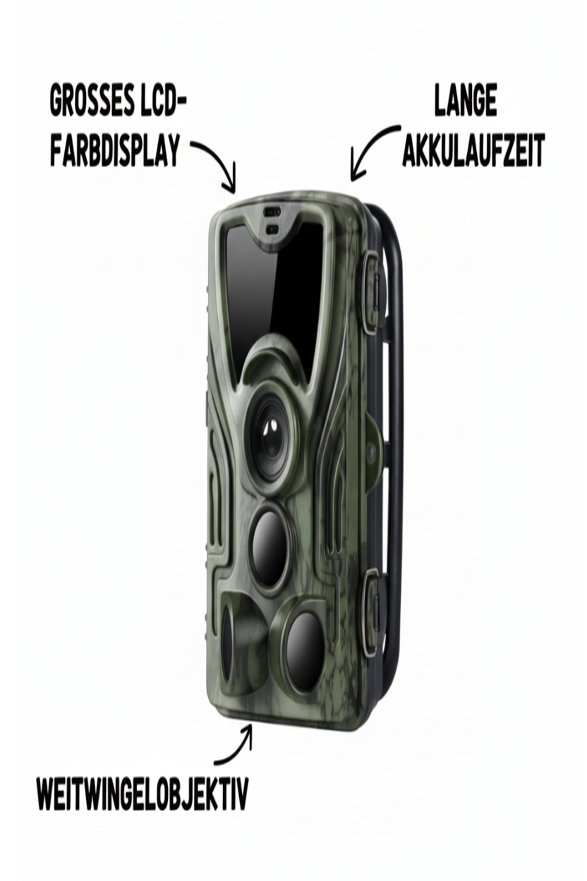 Wildkamera 4K mit Bildschirm – JagdStore®